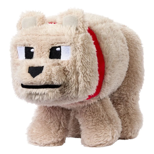 Peluche do filme Minecraft Dennis, o Lobo, 20 cm