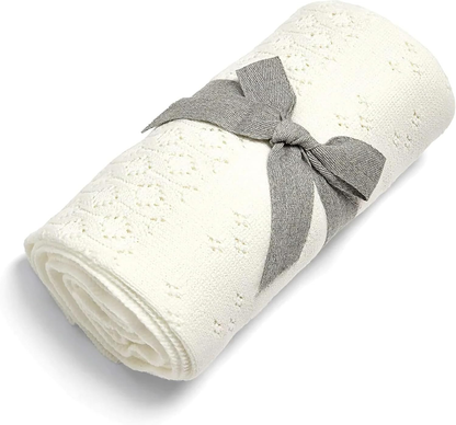 Manta de malha pequena Mamas & Papas, rosa chiclete