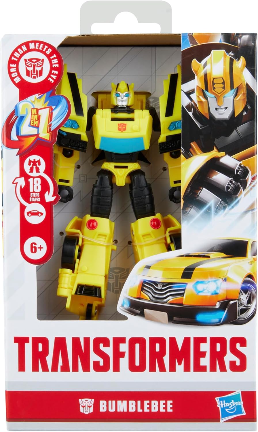 Transformers Prime Changers Bumblebee - Figura de Acção, Transforma-se de Robot em Carrinho, para Crianças a partir dos 6 Anos