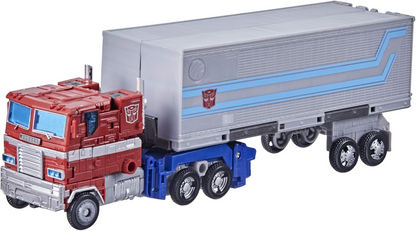Transformers Toys Generations War for Cybertron: Kingdom Leader WFC-K11 Optimus Prime Action Figure - Kids Ages 8 and Up, 7-inch