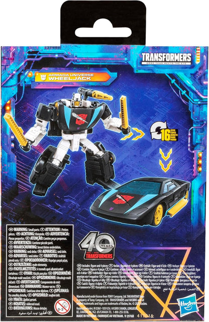 Figura de ação Wheeljack da classe Deluxe de Transformers Legacy do universo Armada