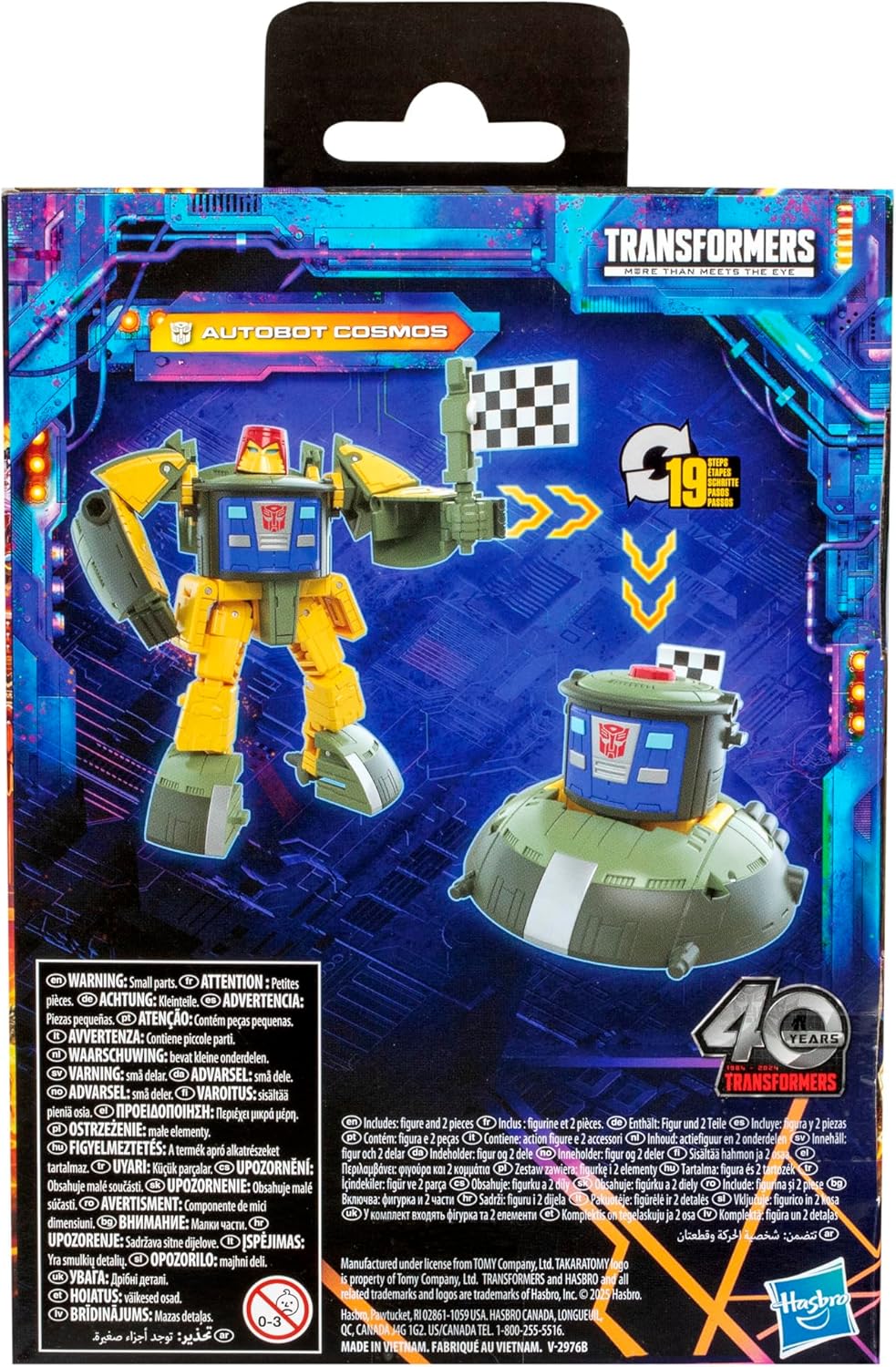 Figura de ação Transformers Legacy Deluxe Class Autobot Cosmos