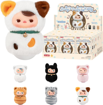 POP MART PUCKY Poko's Adventure Series Figuras 1 Caixa Design Premium Presentes para Mulheres Fãs-Favorito Colecionável Chic Art Toy Figura de Ação