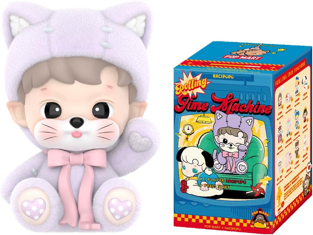 POP MART HACIPUPU HACIPUPU Uma Noite de Fantasia Série Figuras Conjunto Completo Design Premium Presentes para Mulheres Fãs-Favorito Colecionável Chic Art Toy Figura de Ação