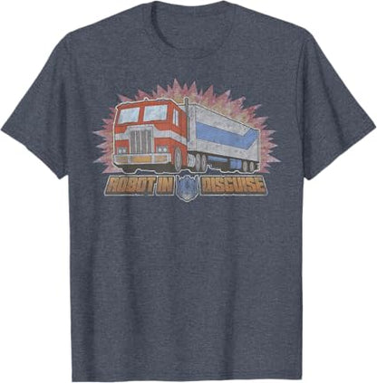 T-Shirt Transformers Optimus Prime Robot Disfarçado