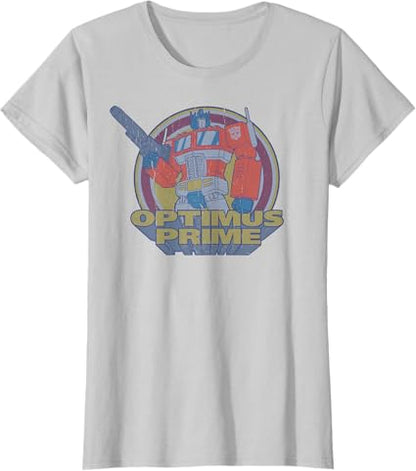 T-shirt Transformers Optimus Prime Retro Portrait