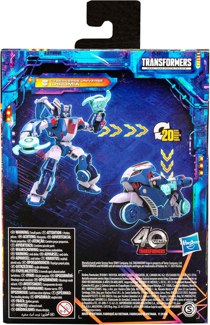 Figura de ação Transformers Legacy United Deluxe Class Cyberverse Universe Chromia