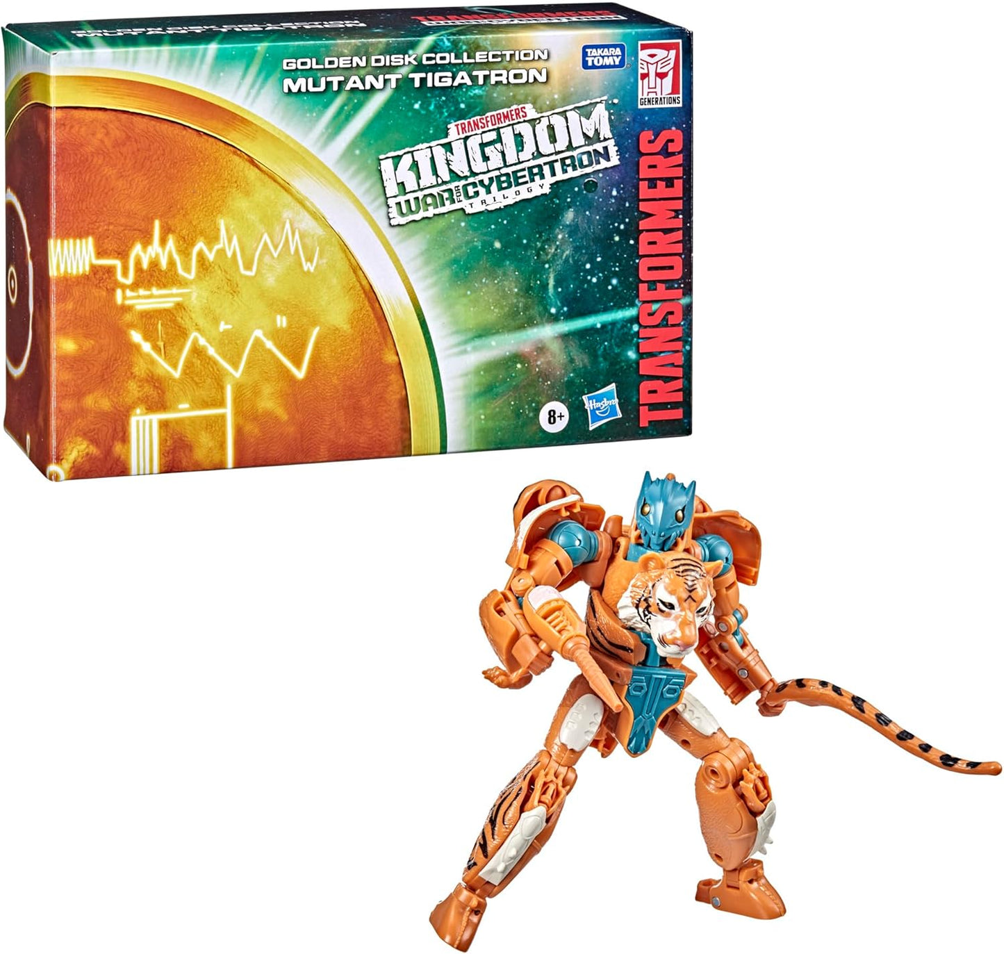 Transformers Generations War for Cybertron Golden Disk Collection Capítulo 3, Tigatron Mutante, para maiores de 8 anos, 18 cm (Exclusivo Amazon)