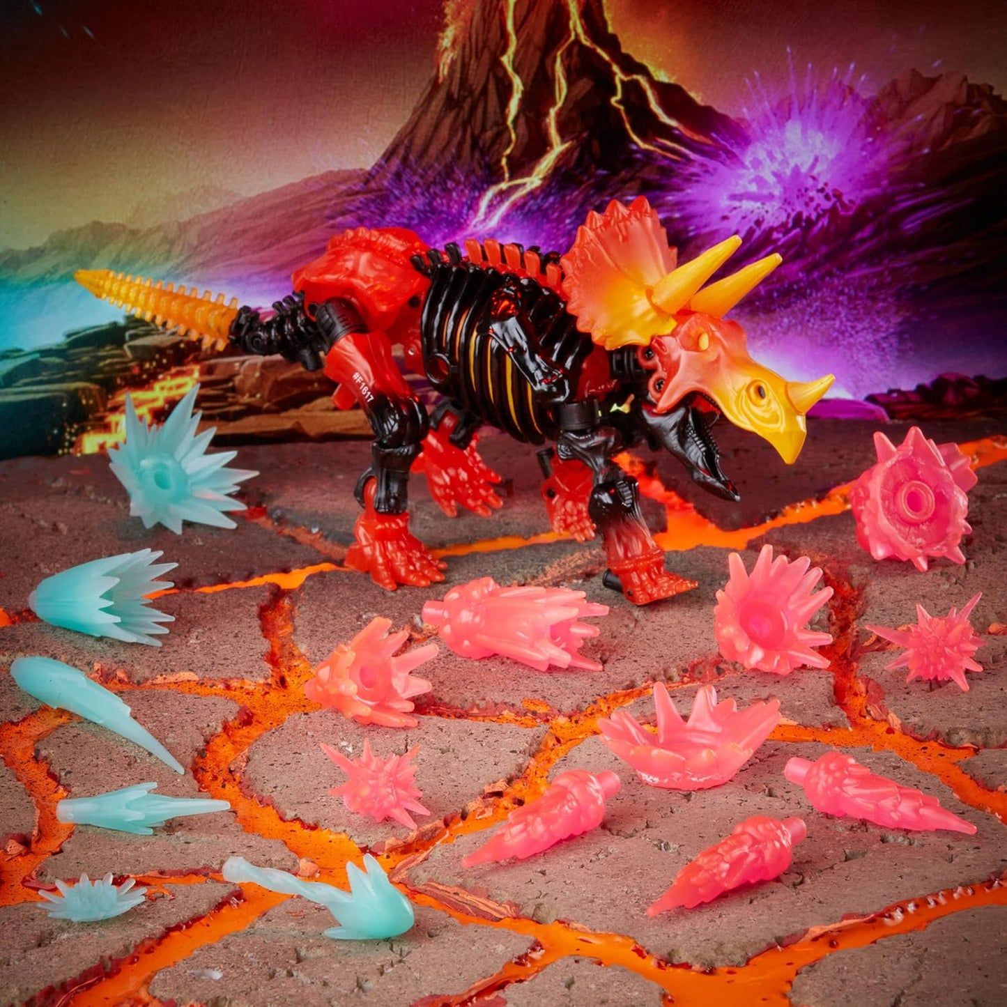 Transformers Generations War for Cybertron Classe Luxo - WFC-K39 Tricranius - Beast Power Fire Blasts Collection