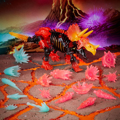 Transformers Generations War for Cybertron Classe Luxo - WFC-K39 Tricranius - Beast Power Fire Blasts Collection