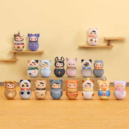 POP MART PUCKY Poko's Adventure Series Figuras 1 Caixa Design Premium Presentes para Mulheres Fãs-Favorito Colecionável Chic Art Toy Figura de Ação