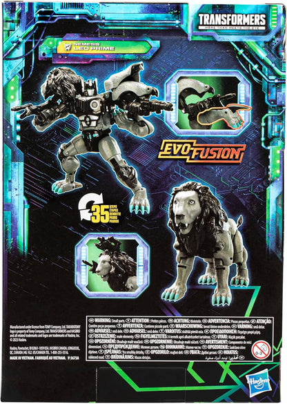 Figura de ação Transformers Legacy Evolution Voyager Nemesis Leo Prime de 18 cm