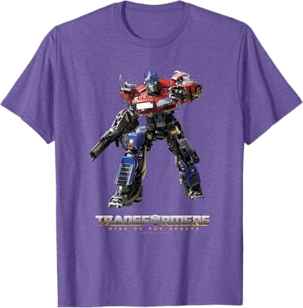 T-shirt de corpo inteiro Transformers: A Ascensão das Feras Optimus Prime