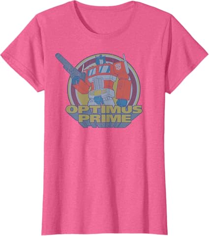 T-shirt Transformers Optimus Prime Retro Portrait