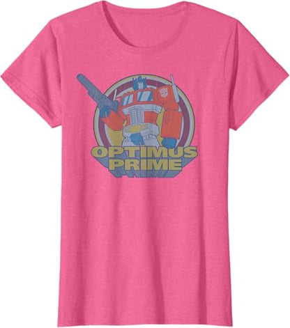 T-shirt Transformers Optimus Prime Retro Portrait