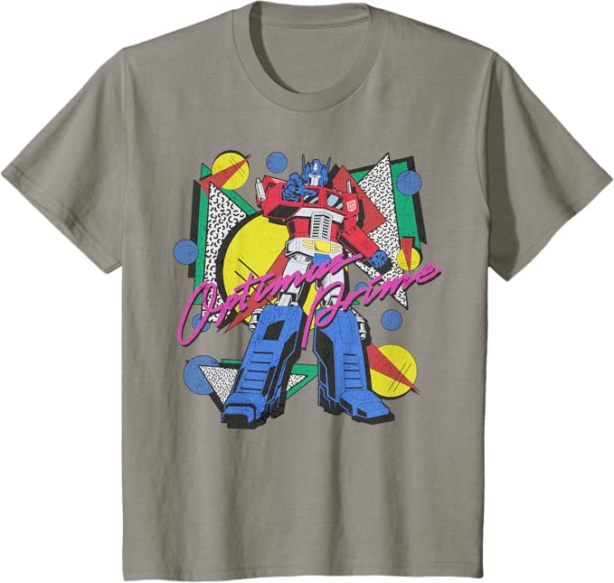 Transformers Retro Optimus Prime 80's Print T-Shirt