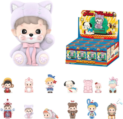 POP MART HACIPUPU Uma Noite de Fantasia Série - 1 Caixa com Figura de Ação Colecionável Premium. Design chic e encantador, presente ideal para mulheres e fãs de art toys. Item favorito para colecionadores, perfeito para decoração ou exibição.