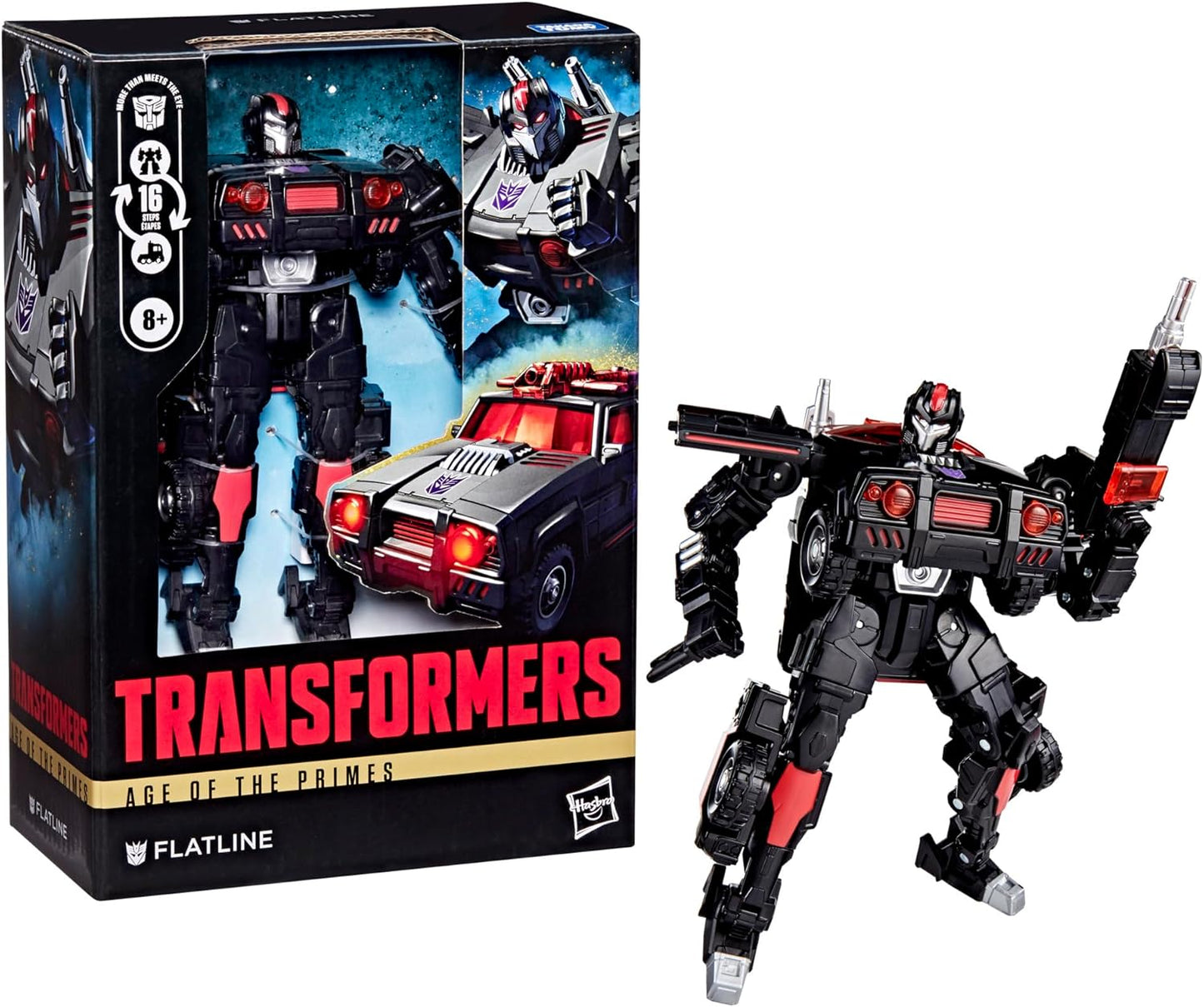 Figura de ação Flatline da classe Voyager de Transformers Age of Primes