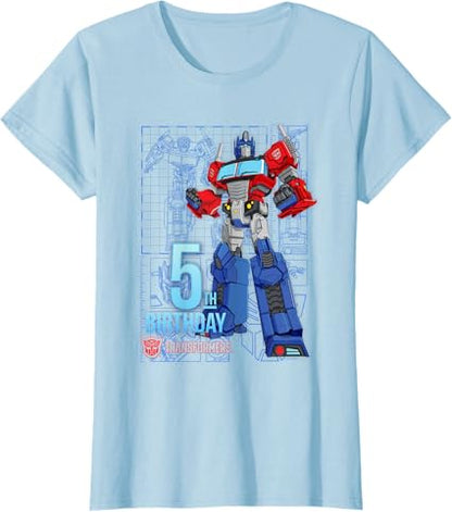 T-Shirt TRANSFORMERS Optimus Prime 5th Birthday