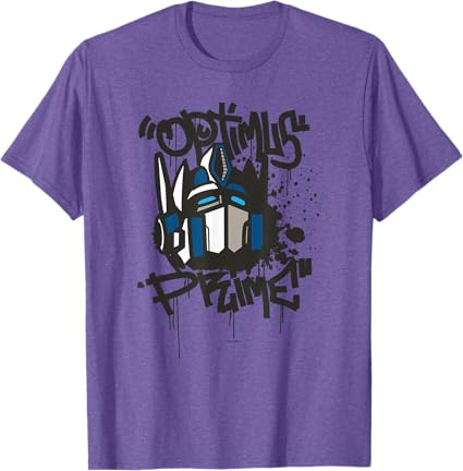 T-shirt Transformers Classic Optimus Prime com retrato em grafite
