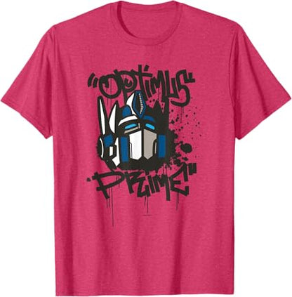 T-shirt Transformers Classic Optimus Prime com retrato em grafite