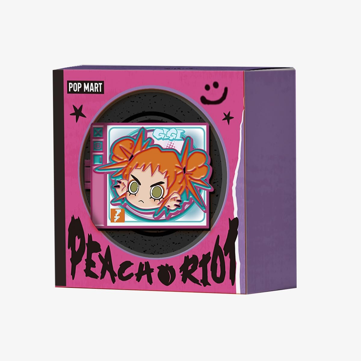 POP MART Lil Peach Riot: Carregando! Série de bonecos, 1 caixa, design premium, presente para mulheres, boneco de ação colecionável chique e favorito dos fãs