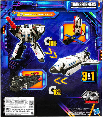 Figura de ação Transformers Legacy United Leader Class Galaxy Shuttle