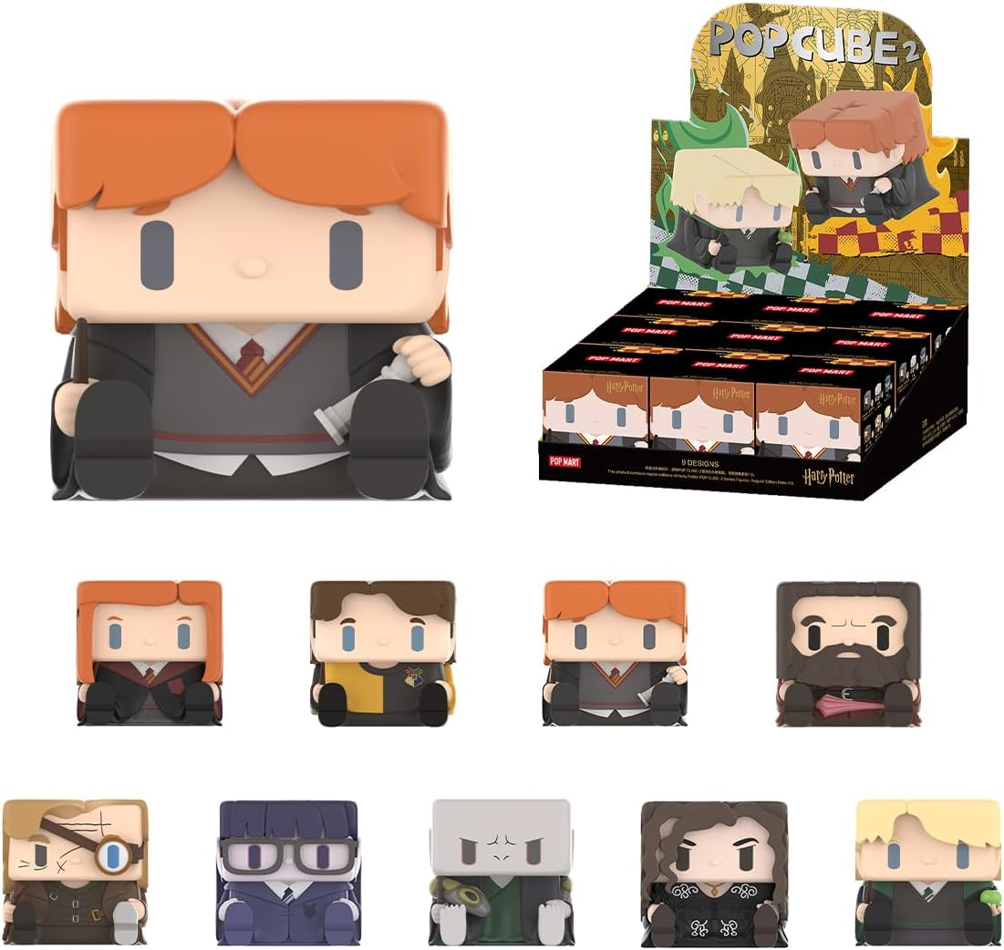 POP MART Harry Potter e o Cálice de Fogo Série Figuras 1PC Acessórios Decorativos, Presente