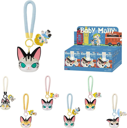 POP MART Baby Molly Baby Molly Future Painter 1 peça, design premium, presente para mulheres, boneco de ação colecionável chique e favorito dos fãs