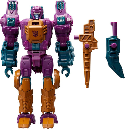 Transformers Age of the Primes Wreck ‘n Doom Collection - Conjunto com 2 figuras de acção transformáveis: Fisitron e Carnivac