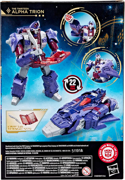 Figura de ação Transformers Age of Primes Voyager Class The Thirteen Alpha Trion