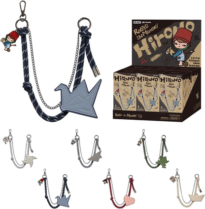 Figura de ação de brinquedo colecionável chique de arte favorita dos fãs, presente de design premium para mulheres, modelo de pena de cerâmica Hirono da POP MART