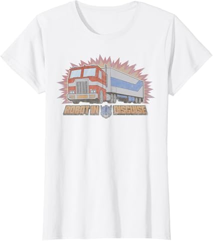 T-Shirt Transformers Optimus Prime Robot Disfarçado