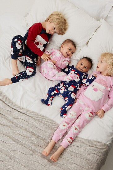 |BabyBoyl| Natal Fato De Dormir De Natal Azul Marinho Para Bebê (0 meses a 2 anos)