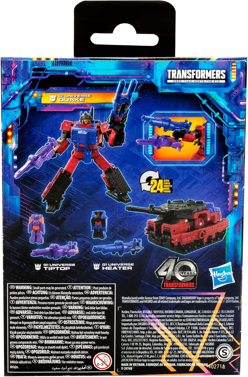 Figura de ação Transformers Legacy United Deluxe Class G1 Universe Quake