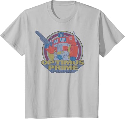 T-shirt Transformers Optimus Prime Retro Portrait