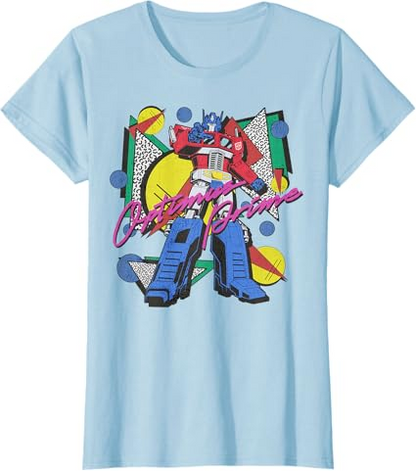 Transformers Retro Optimus Prime 80's Print T-Shirt
