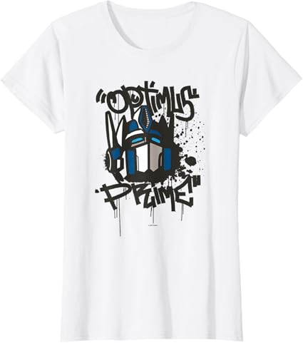 T-shirt Transformers Classic Optimus Prime com retrato em grafite