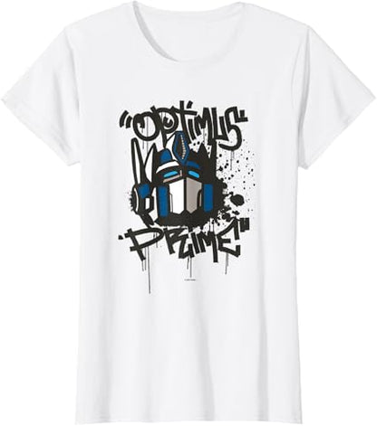 T-shirt Transformers Classic Optimus Prime com retrato em grafite