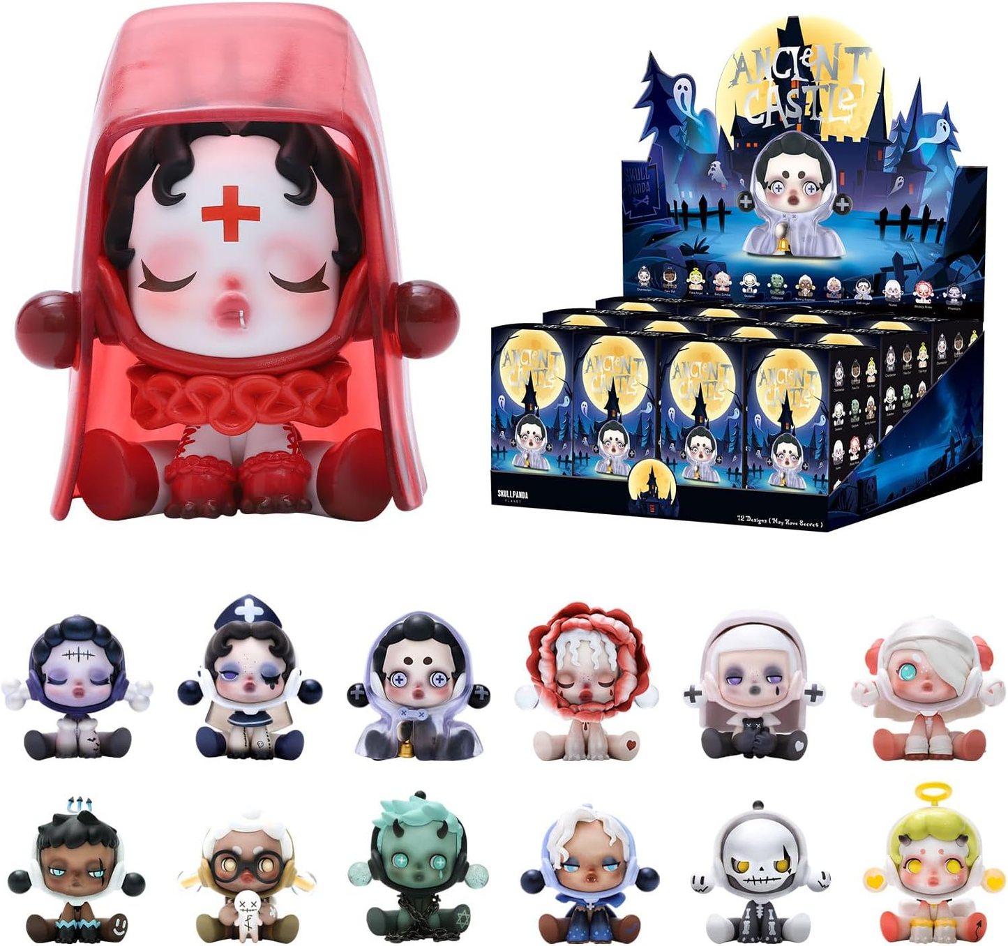 POP MART SKULLPANDA x HAMCUS 1/6 Figura de ação Design Premium Presentes para Mulheres Figura de ação de brinquedo de arte chique colecionável favorita dos fãs