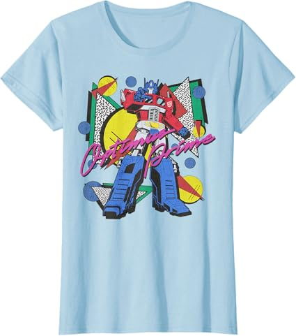 Transformers Retro Optimus Prime 80's Print T-Shirt