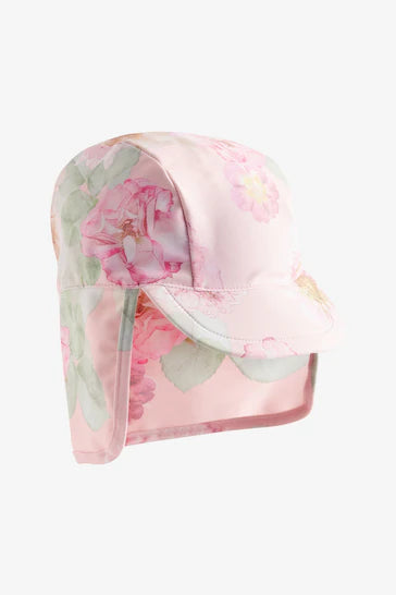 |Niña| Gorro de natación Legionary - Rosa floral (3 meses a 10 años)