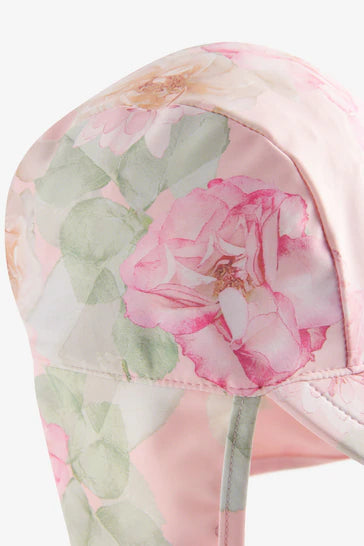 |Niña| Gorro de natación Legionary - Rosa floral (3 meses a 10 años)