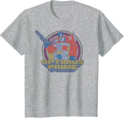 T-shirt Transformers Optimus Prime Retro Portrait