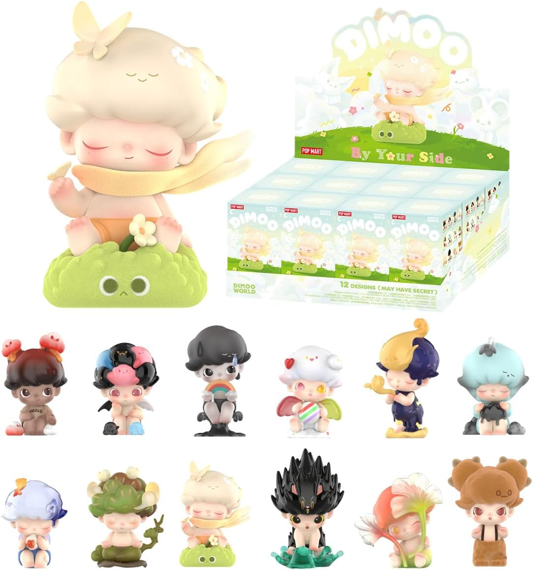 POP MART DIMOO WORLD X DISNEY Series-Mickey Bolsa de Peluche em Vinil 1 Caixa Personagem Articulado Design Premium Presentes Fã-Favorito Brinquedo Colecionável Figura de Acção de Brinquedo de Arte