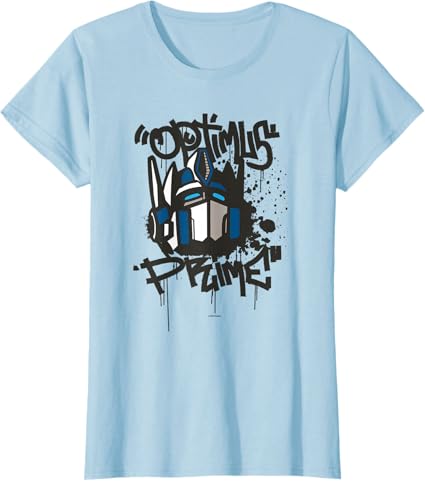 T-shirt Transformers Classic Optimus Prime com retrato em grafite