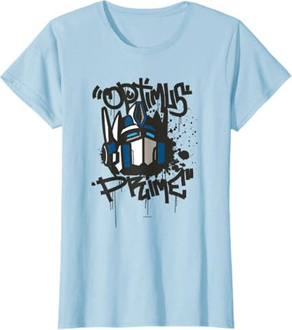 T-shirt Transformers Classic Optimus Prime com retrato em grafite