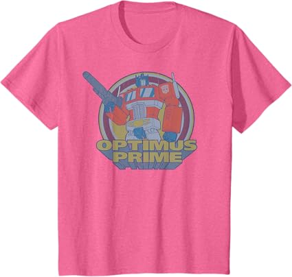 T-shirt Transformers Optimus Prime Retro Portrait