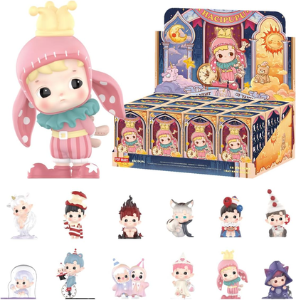 POP MART HACIPUPU HACIPUPU Uma Noite de Fantasia Série Figuras Conjunto Completo Design Premium Presentes para Mulheres Fãs-Favorito Colecionável Chic Art Toy Figura de Ação