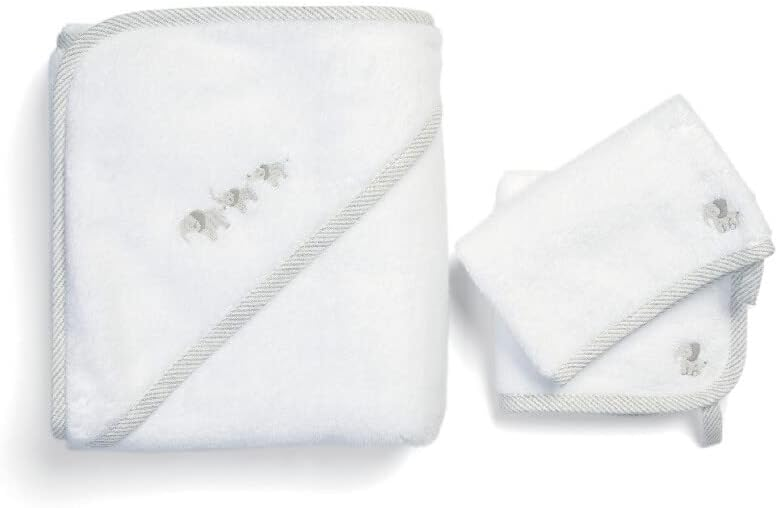 Conjunto de toalhas Mamas & Papas de 3 peças - Elefante